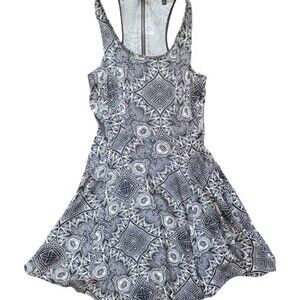 BEBOP BLACK&WHITE SUMMER DRESS - XS